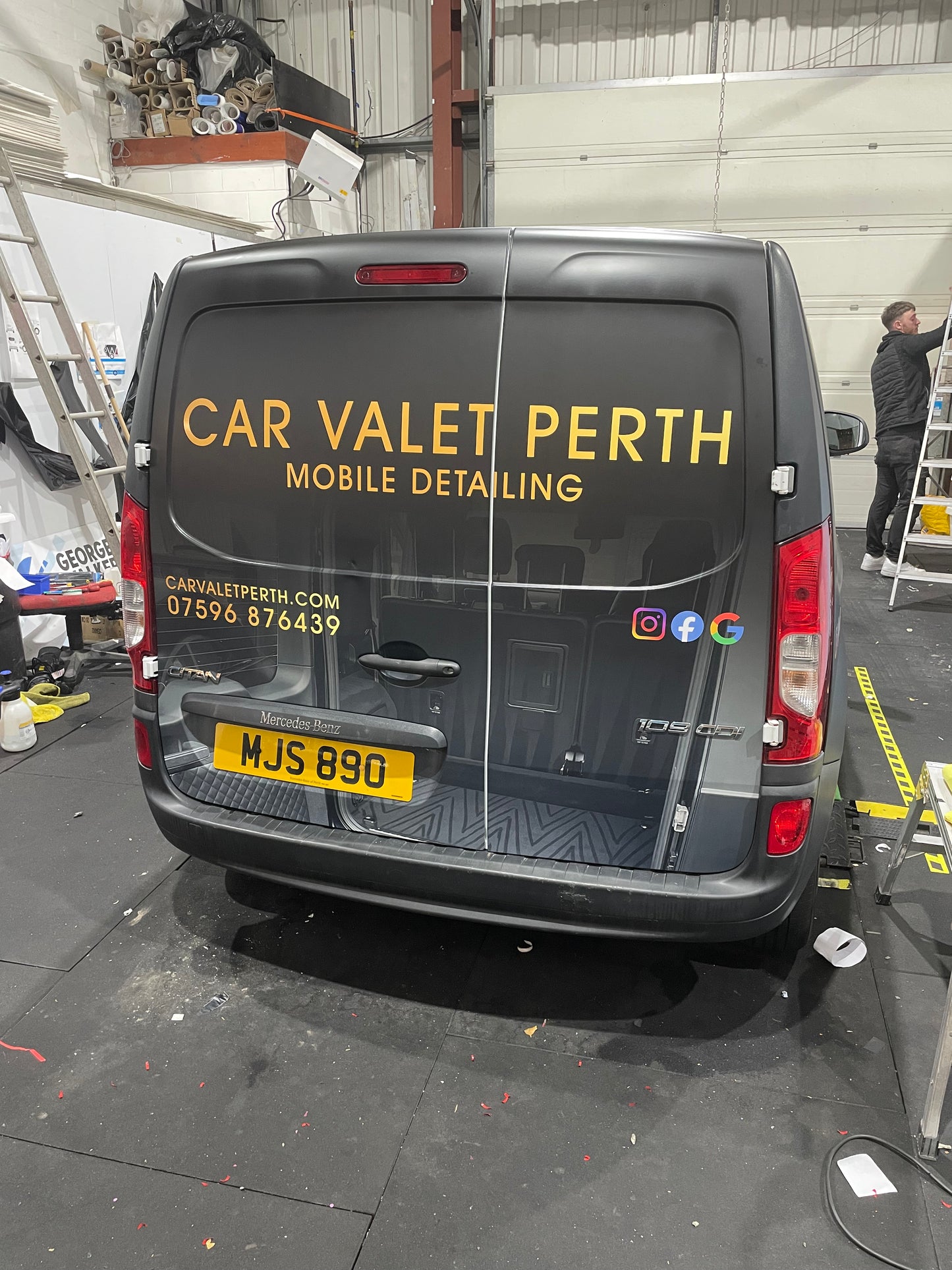 Valeting Van Fit Out Scotland| Professional Mobile Detailing Van Setup