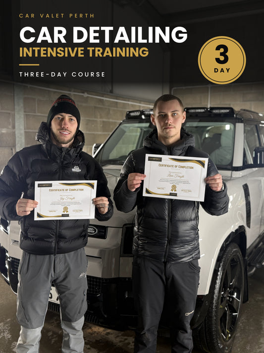 A 3-Day Course | Interior & Exterior Deep Cleaning | Paint Correction & Ceramic Coatings | Business Growth- Premium Car Detailing Training in Scotland